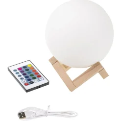 3D LED Månelampe