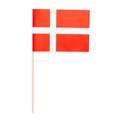 Danmark Flag På Pinde