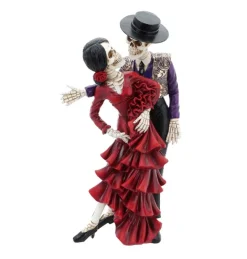 Dansende Skeletpar Skulptur