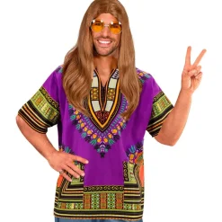 Dashiki Bluse Kostume Lilla