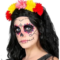 Day Of The Dead Øjenkrystaller Lilla/Pink
