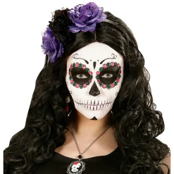 Day Of The Dead Øjenkrystaller Pink/Grøn