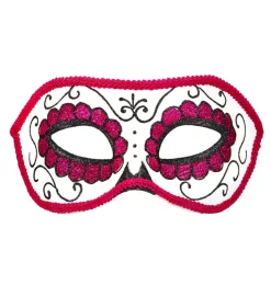 Day Of The Dead Maske Sort/Pink
