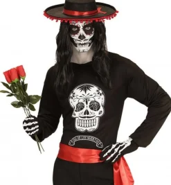 Day of the Dead Skull Bluse