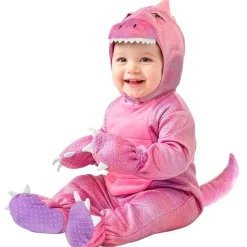 Dinosaur Babykostume Lyserød
