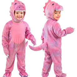 Dinosaur Babykostume Lyserød