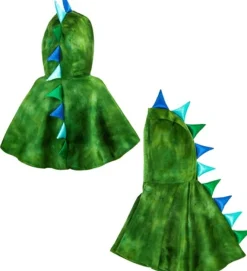 Dinosaur Plys Poncho Børnekostume