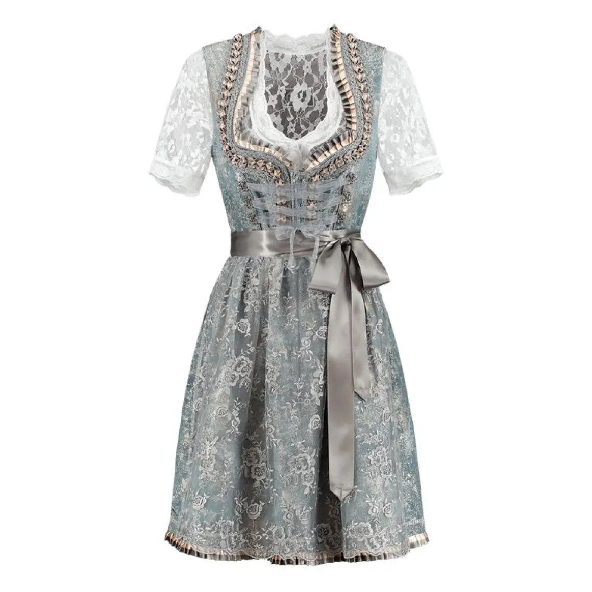 Dirndl Amelia Sølvgrå