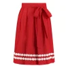 Dirndl Forklæde Rød
