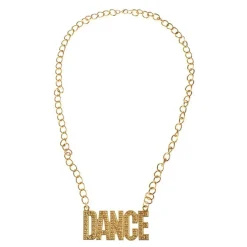 Disco Dance Halskæde Guld