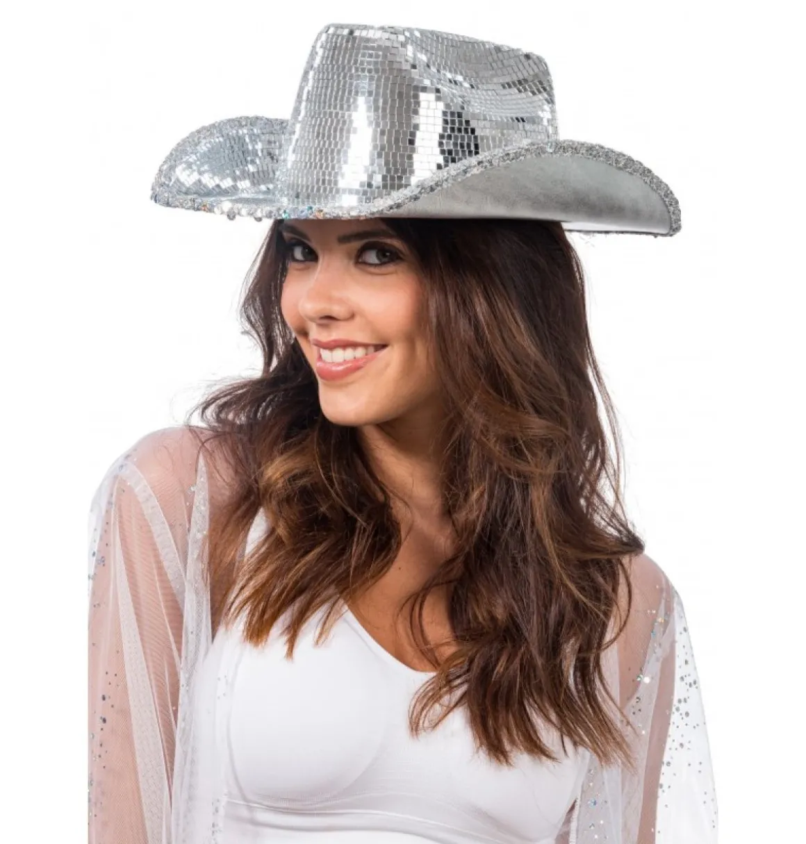 Disko Cowboyhat Sølv