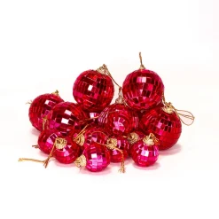 Diskokugler Hot Pink 3-5 cm