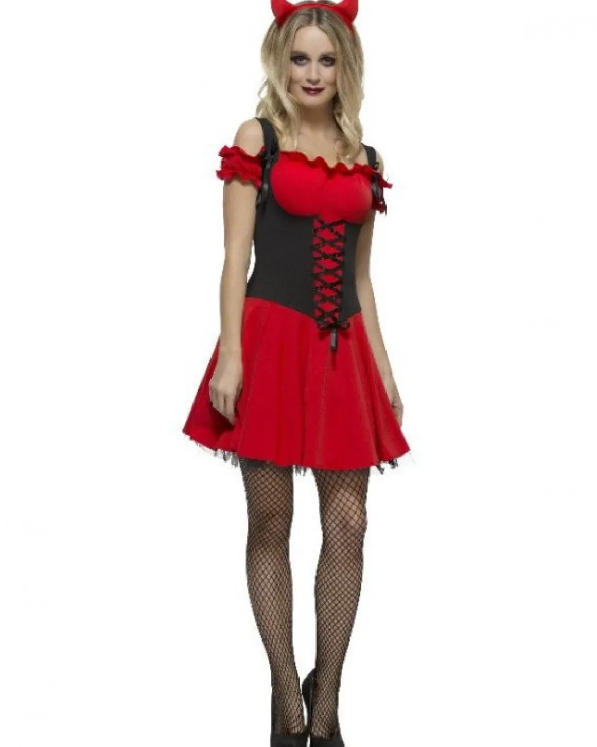 Djævle Kjole Kostume