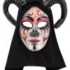 Dæmoninde Hættemaske Sort