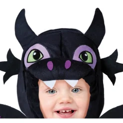 Drage Babykostume Lilla/Sort