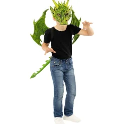 Drage Børnekostume Grøn