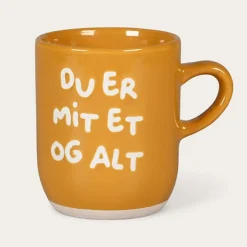 Du Er Mit Et Og Alt Krus Gul