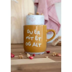 Du Er Mit Et Og Alt Krus Gul