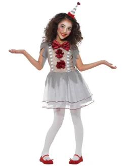 Dyster Klovnepige Børnekostume