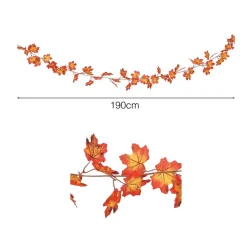 Efterårsblad Guirlande Orange