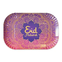 Eid Mubarak Papir Serveringsfade