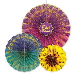 Eid Mubarak Rosetter Lilla/Blå/Guld