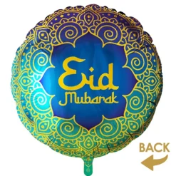 Eid Mubarak Rund Folieballon
