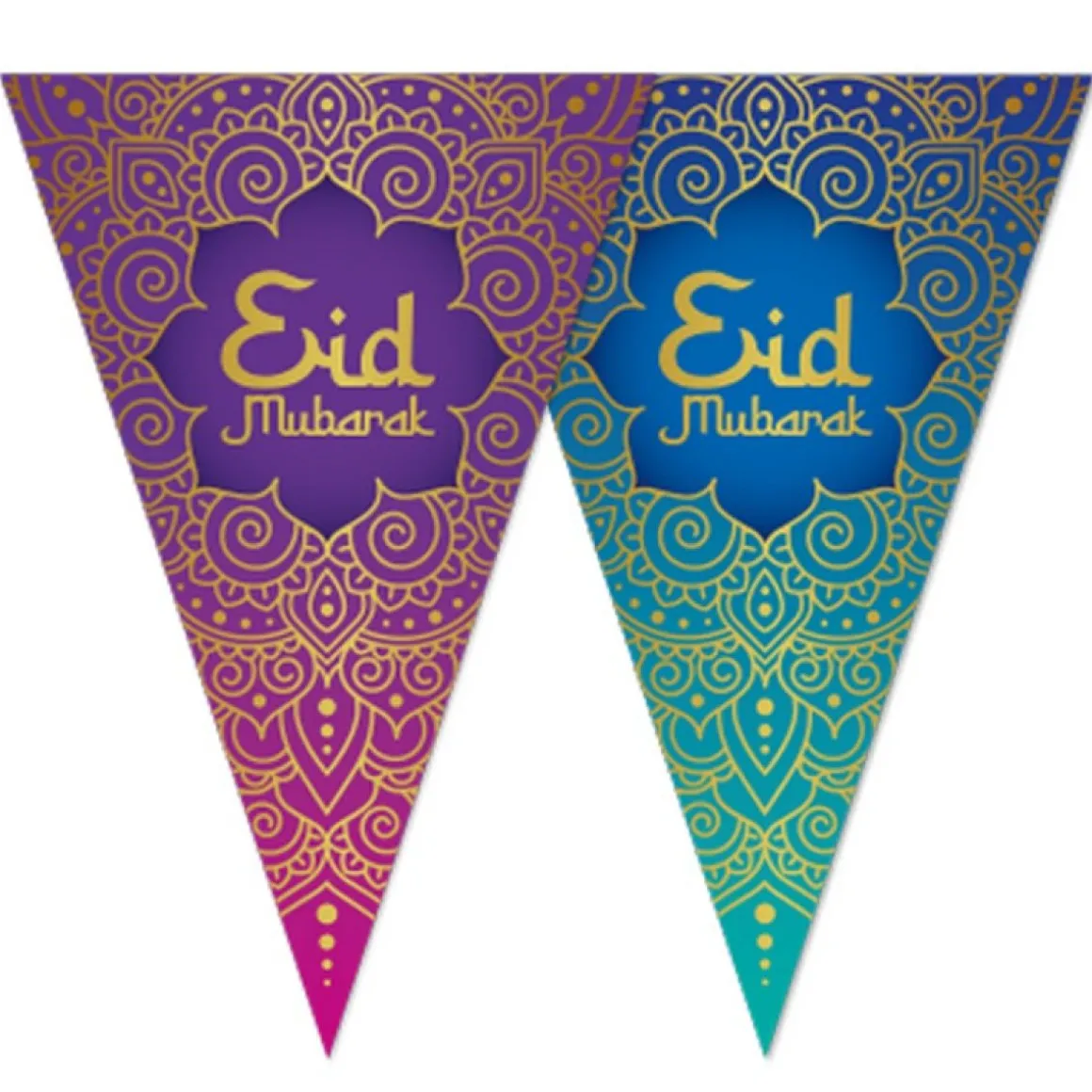 Eid Mubarak Vimpelguirlande