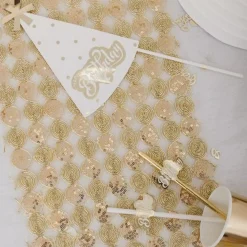 Elegant Bordløber Guld