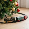 Elektrisk Julelokomotiv Til Juletræ