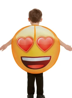 Emoji Hjerteøjne Børnekostume