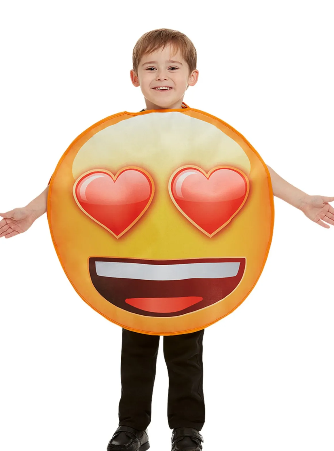 Emoji Hjerteøjne Børnekostume