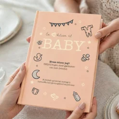 En Hilsen Til Baby Gæstebog Beige