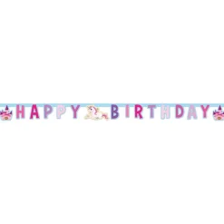Enhjørning Happy Birthday Guirlande