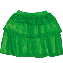 80'er Blondeskørt Neongrøn