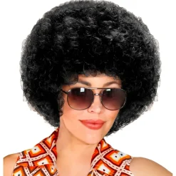 70'er Disco Afroparyk Sort