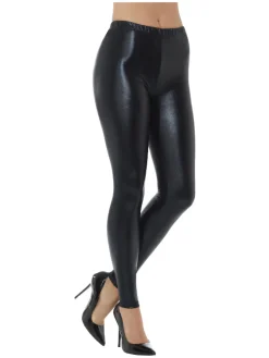 80'er Disko Leggings Sort
