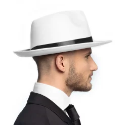 20'er Fedora Hvid