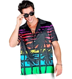 80'er Hawaii Skjorte Kostume