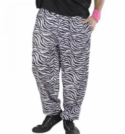 80'er Hiphop Zebra Bukser