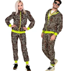 80'er Leopard Træningsdragt Kostume