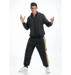 90'er Rapper Kostume Sort/Guld