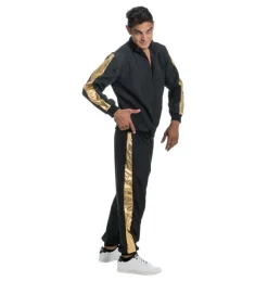 90'er Rapper Kostume Sort/Guld