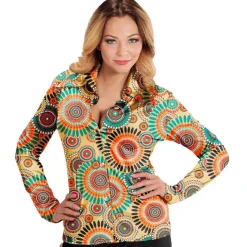 60'er Retro Mandala Skjorte