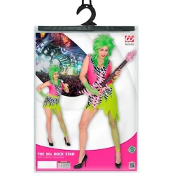 80'er Rockstjerne Kostume Neon