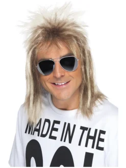 80'er Rockstjerne Paryk Blond