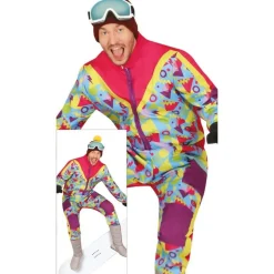 80'er Skiløber Heldragt Kostume