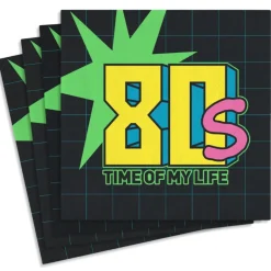 80'er Time Of My Life Servietter