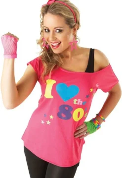 80'er T-Shirt Pink