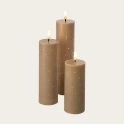 Fiberoptiske LED Lys Beige